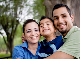 Picture of hispanic family